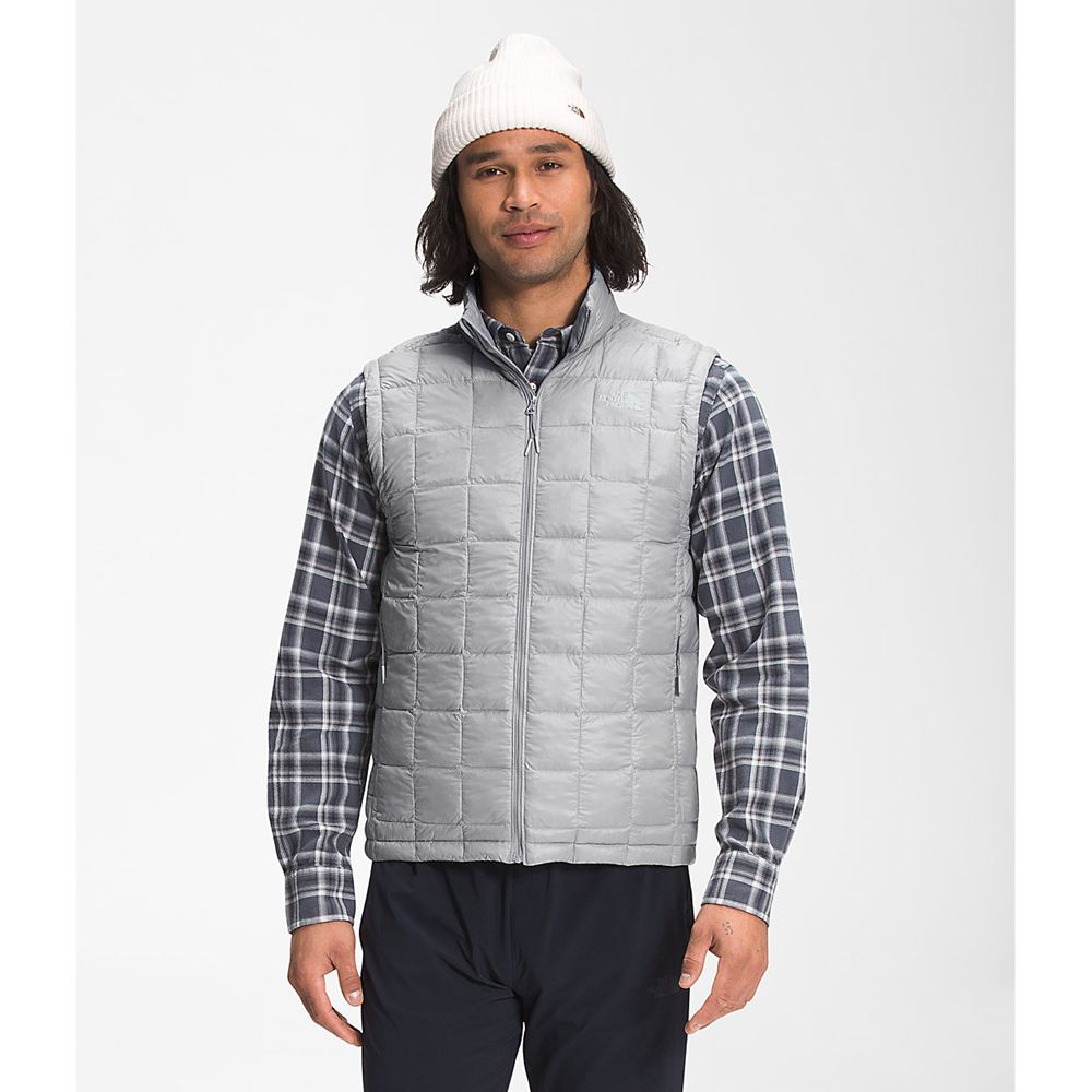 The North Face Vests Mens Australia - The North Face Thermoball™ Eco Grey (GSF-964075)